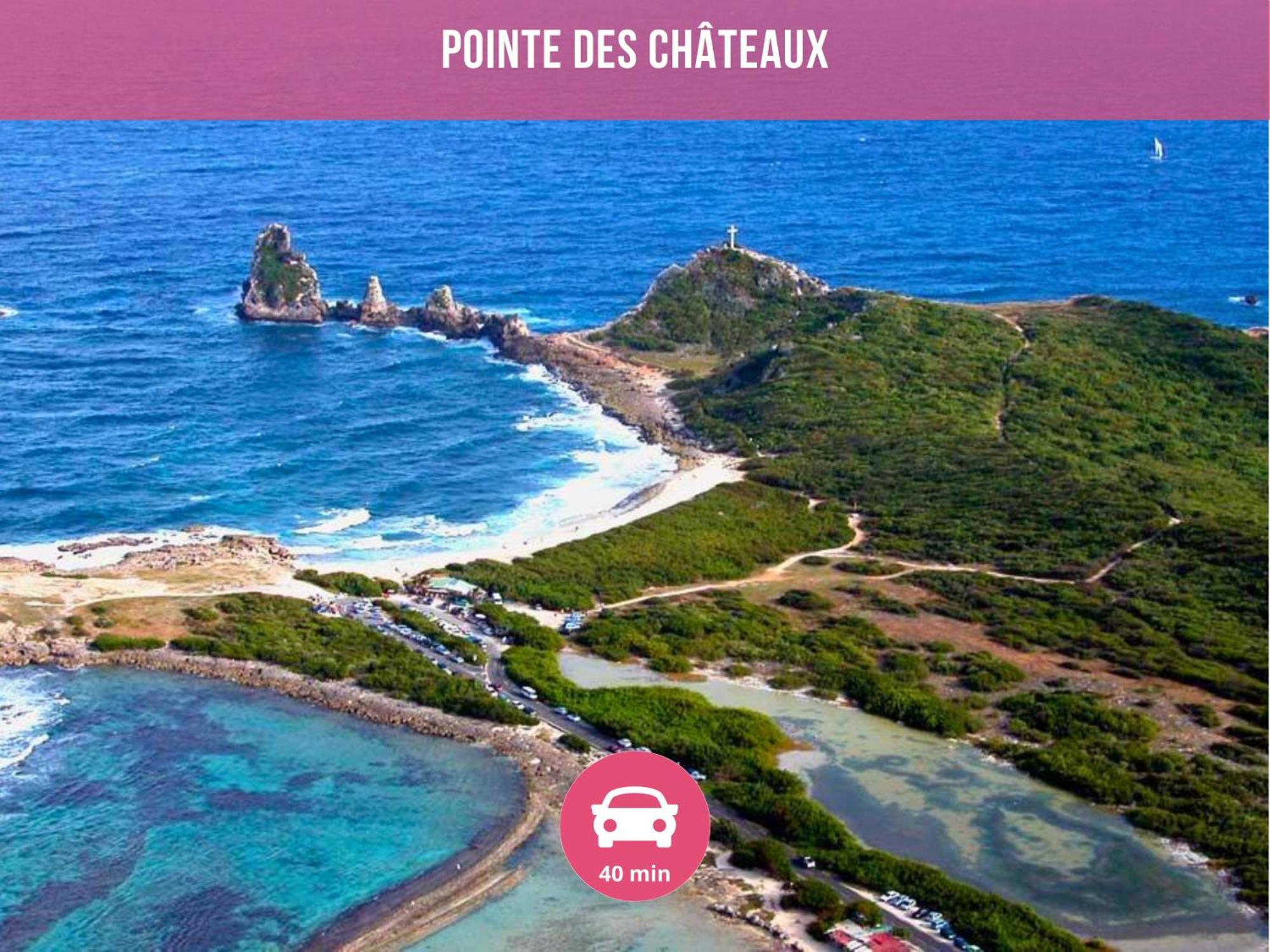 Le Sable Bleu - Evasion Tropicale A Sainte-Anne - Plage 5Min - Piscine - Parking - Logement Climatise - Vue Sur Les Palmiers - Parfait Pour Sejours En Famille Ou Entre Amis Zewnętrze zdjęcie