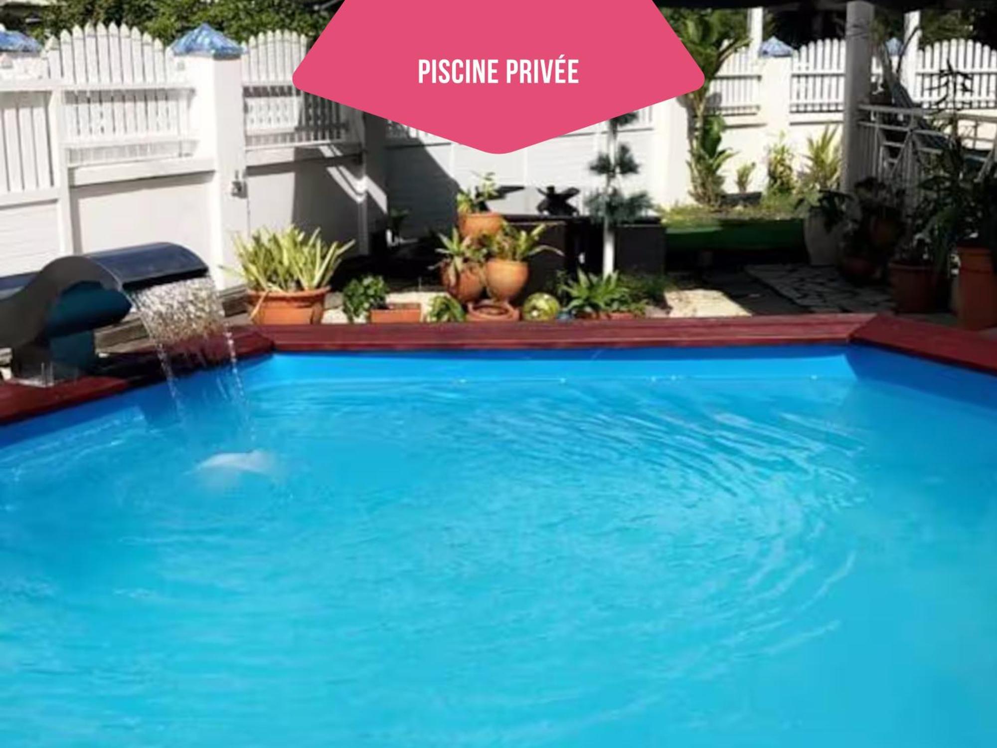 Le Sable Bleu - Evasion Tropicale A Sainte-Anne - Plage 5Min - Piscine - Parking - Logement Climatise - Vue Sur Les Palmiers - Parfait Pour Sejours En Famille Ou Entre Amis Zewnętrze zdjęcie
